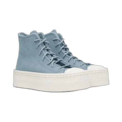 Round Head Strapped High-Top Casual Sneakers