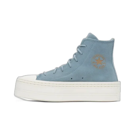 Round Head Strapped High-Top Casual Sneakers