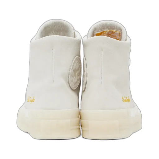 Logo Embroidered High-Top Skate Shoes