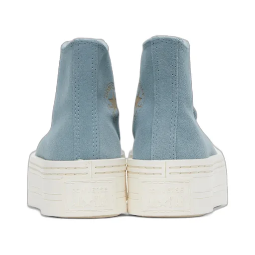Round Head Strapped High-Top Casual Sneakers