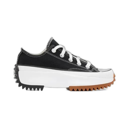 Logo-Spliced Lace-Up Sneakers