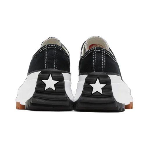 Logo-Spliced Lace-Up Sneakers