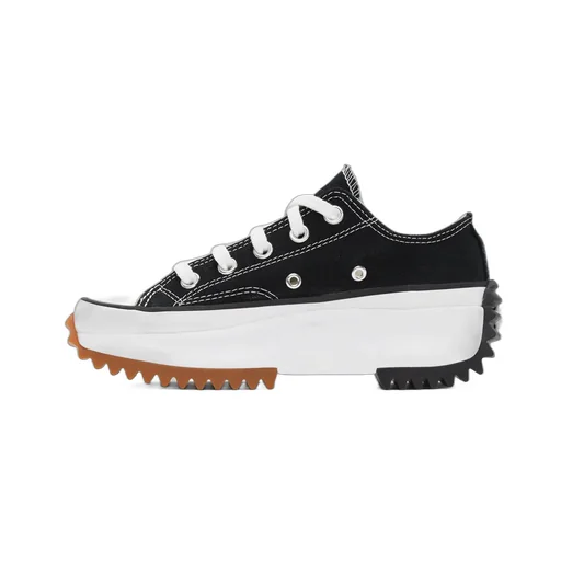 Logo-Spliced Lace-Up Sneakers