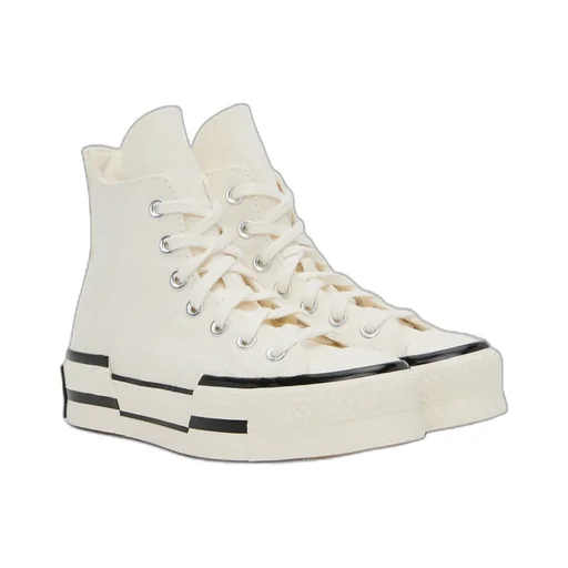Chuck 70 Plus Egret High-Top Sneakers