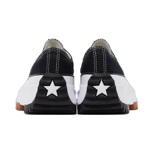 Logo-Spliced Lace-Up Sneakers