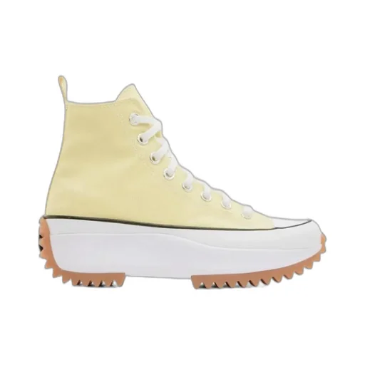 High-Top Lace-Up Casual Sneakers