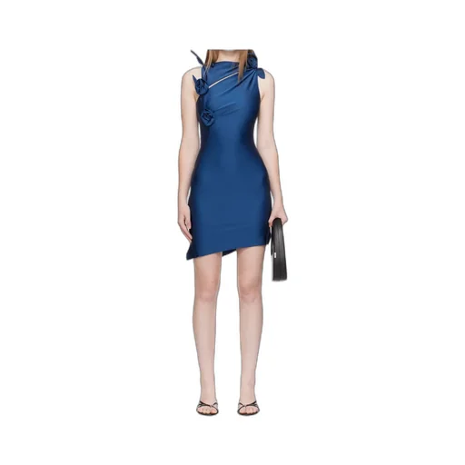 Asymmetrical Floral Dress