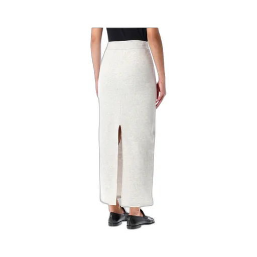 Slit-Detailed High-Waist Maxi Skirt