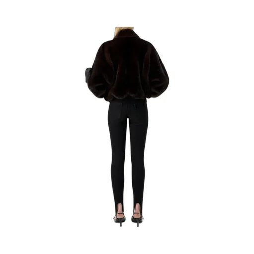 Faux Fur Bomber Jacket