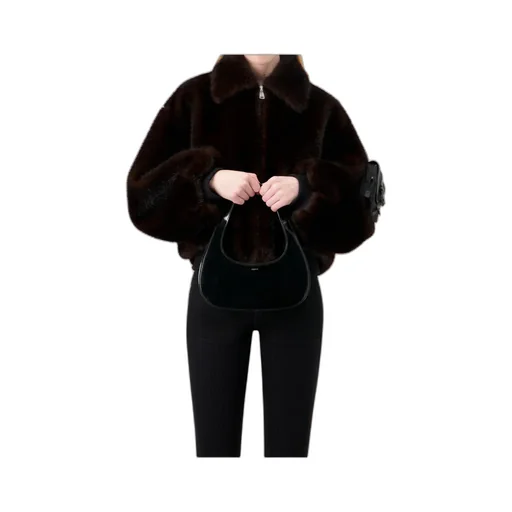 Faux Fur Bomber Jacket