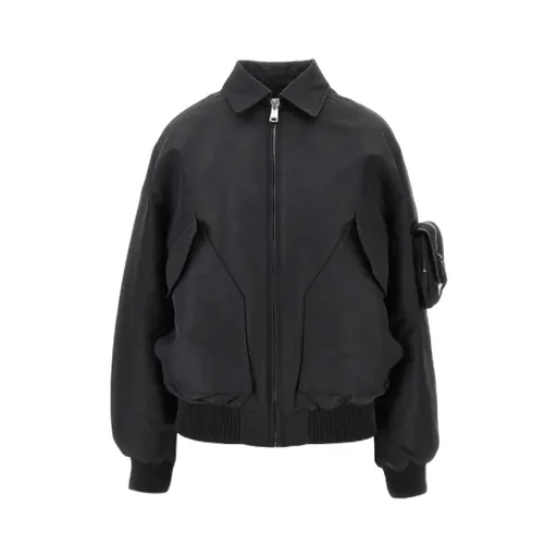 Zipped Bomber Jacket