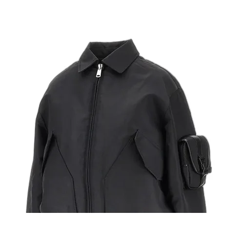 Zipped Bomber Jacket