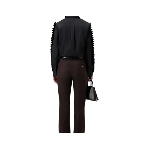 Ruffle-Detailing Shirt