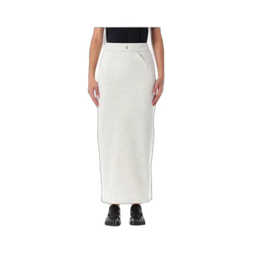 Slit-Detailed High-Waist Maxi Skirt