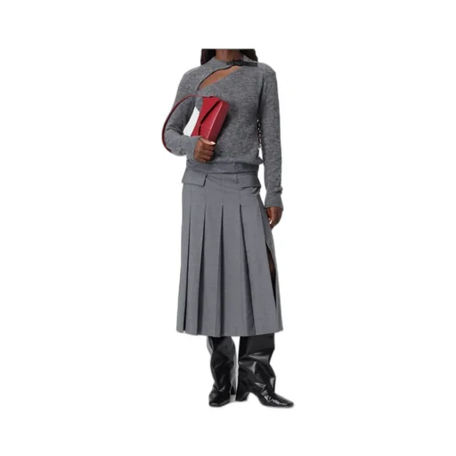 Belt Zipped Baguette Bag