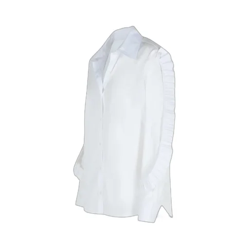 Ruffle Buttoned Shirt