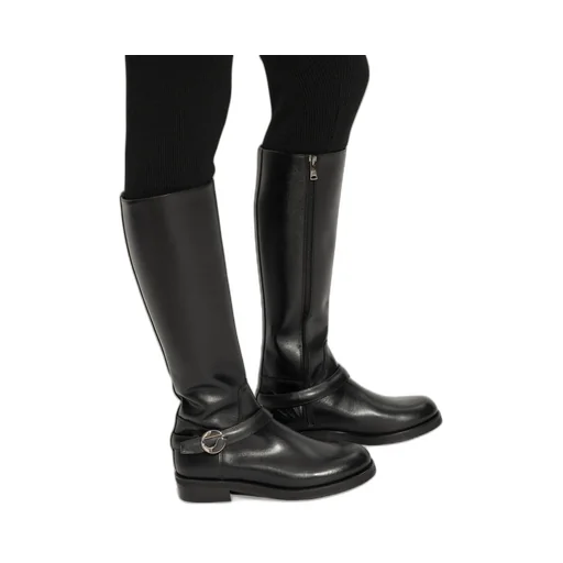 Buckle Strap Boots