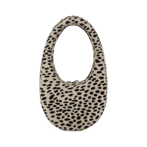 Leopard Print Swipe Bag