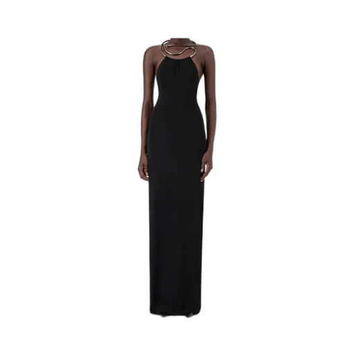 Halter-Neck Maxi Dress