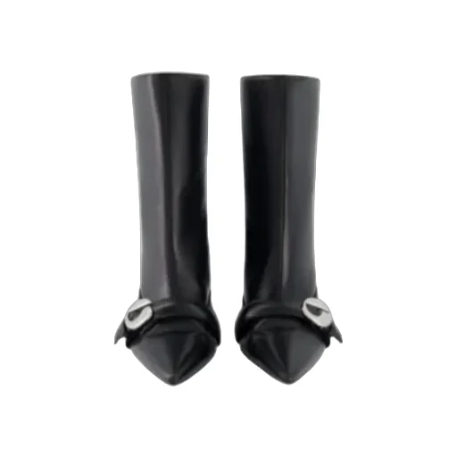 Ankle Heeled Belt Boots