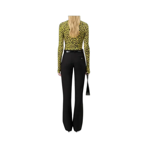 Leopard Print Turtleneck Sweater