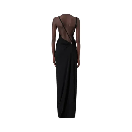Cowl-Neck Strap Dress