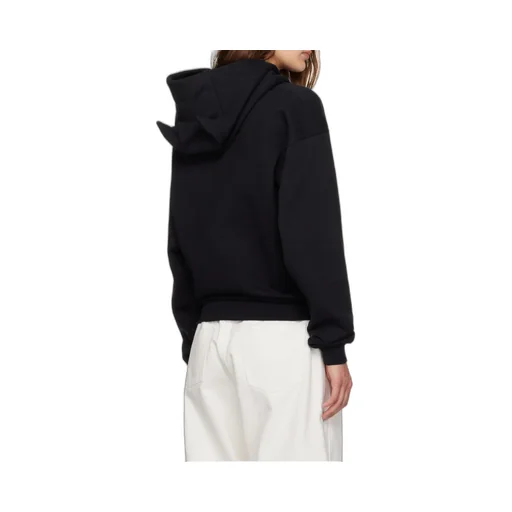 Horn Logo Embroidered Hoodie