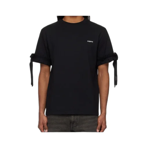 Logo-Print Ruffle-Trim T-Shirt