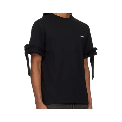 Logo-Print Ruffle-Trim T-Shirt