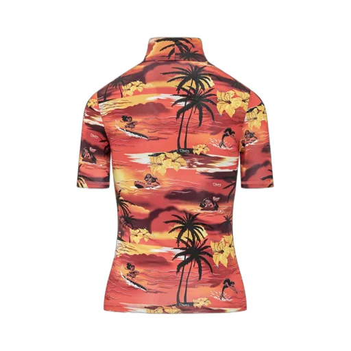 Turtleneck Printed T-Shirt