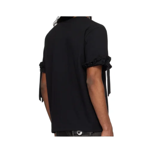 Logo-Print Ruffle-Trim T-Shirt