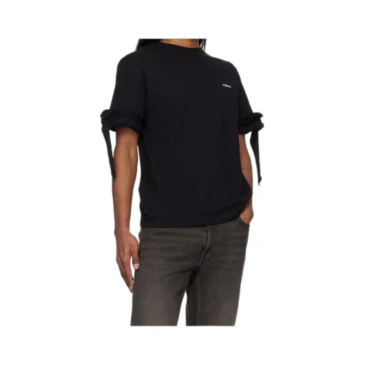 Logo-Print Ruffle-Trim T-Shirt