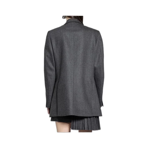 Single-Breasted Long Sleeve Suit Jacket