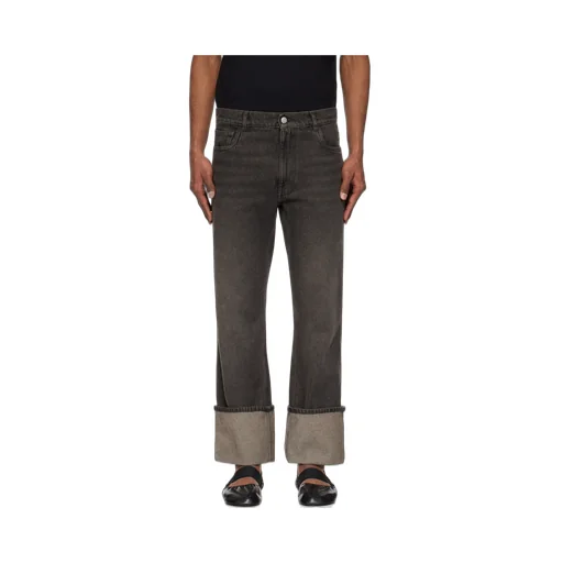 Turn Up-Hem Jeans
