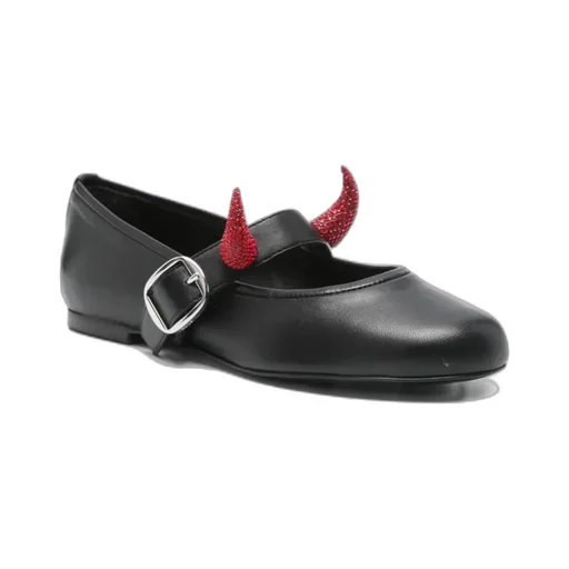 X Disney Horn Embellished Ballet Flats
