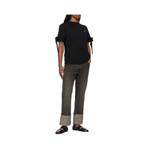 Turn Up-Hem Jeans