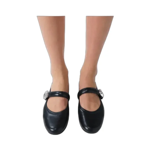 Ballerina Belt Flat Shoes