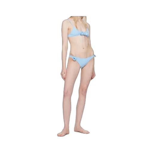 Flower-Detail Tie-Side Bikini Bottoms