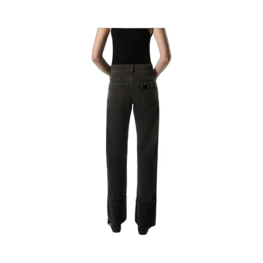 Turn Up-Hem Jeans