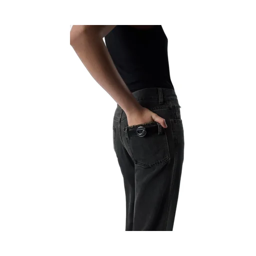 Turn Up-Hem Jeans