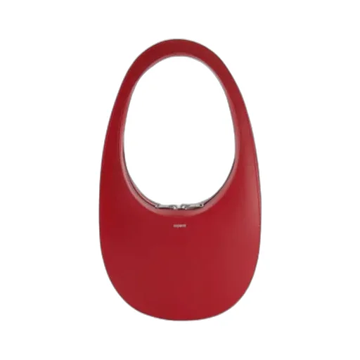 Swipe Oval-Frame Zip Shoulder Bag
