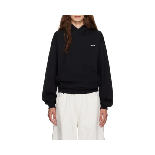 Horn Logo Embroidered Hoodie