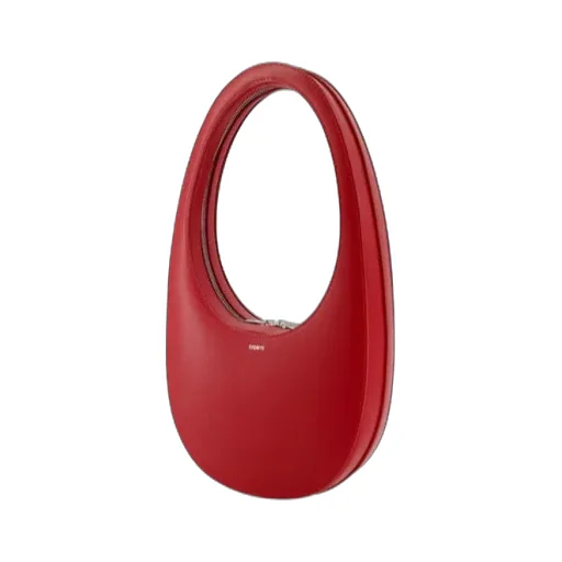 Swipe Oval-Frame Zip Shoulder Bag