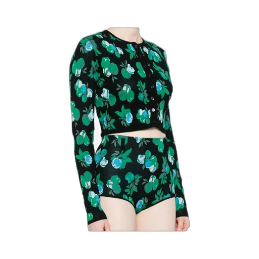 Floral Jacquard Cardigan