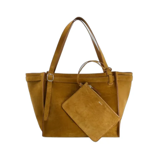 Medium Suede Shoulder Bag