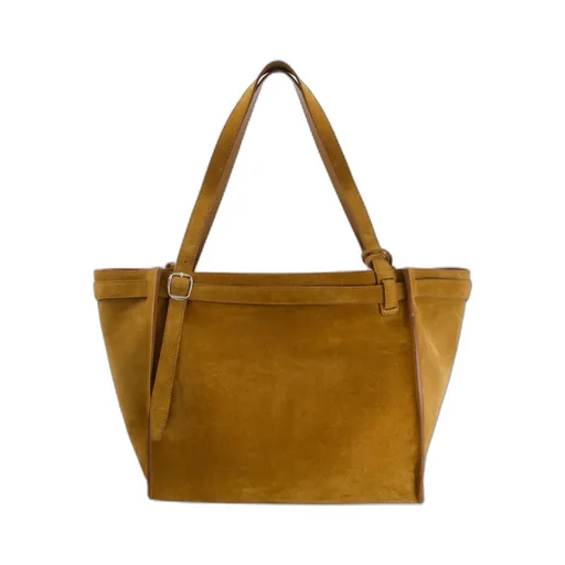 Medium Suede Shoulder Bag