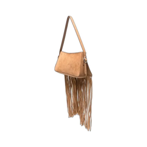 Coperni Logo Detailed Fringed Edge Shoulder Bag