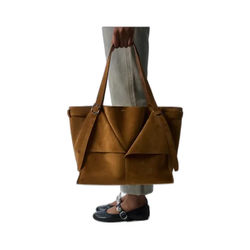 Medium Suede Shoulder Bag