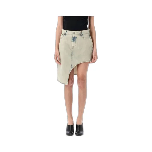 Denim Skirt With Multiple Pockets