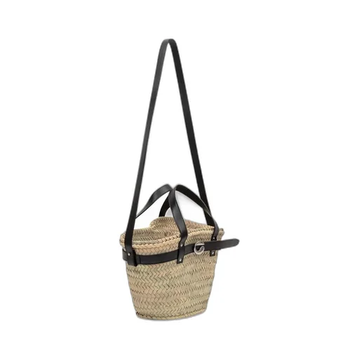 Logo Plaque Interwovened Shoulder Bag